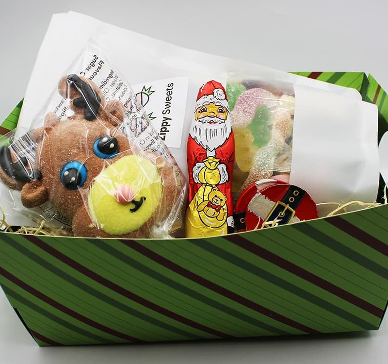 Green Christmas Sweet Hamper