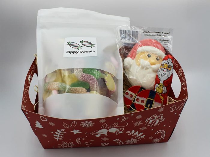 Red Christmas Sweet Hamper