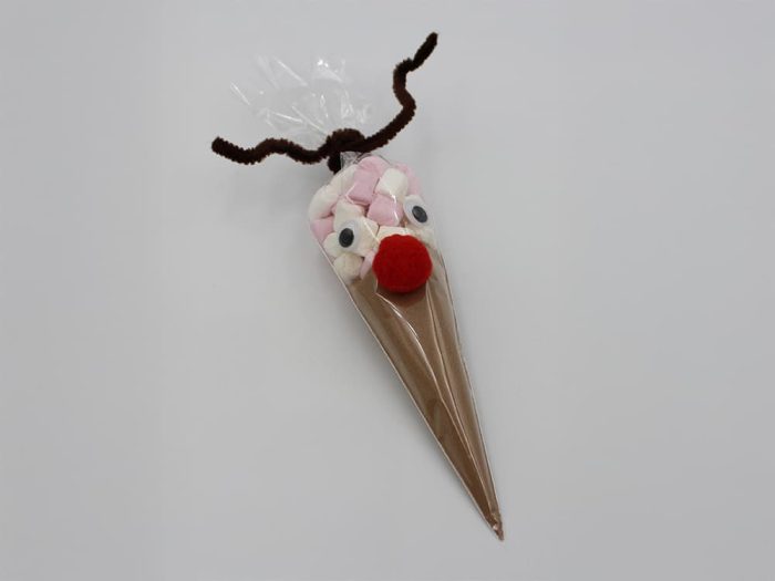 Reindeer Hot Chocolate Cone